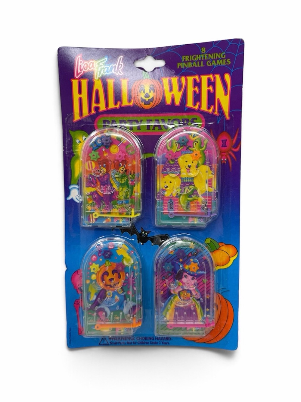 NWT Lisa Frank Halloween Pinball Party Favors Vintage Collectible Games